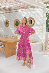 Jaase Vestido largo Elsa Rosa