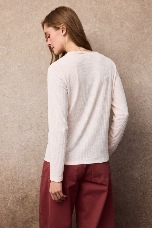 Slowlove Top cardigan blonda Beige