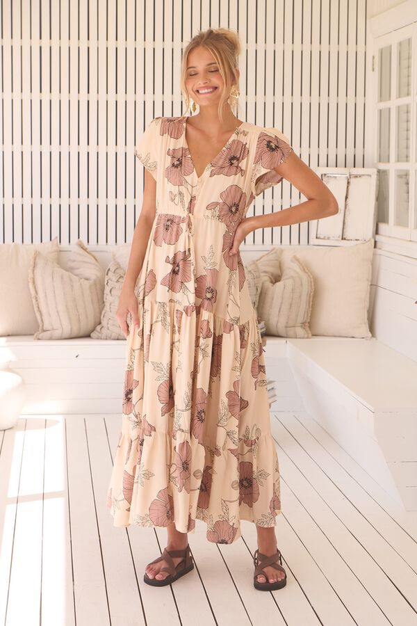 Jaase Vestido largo Melissa Rosa