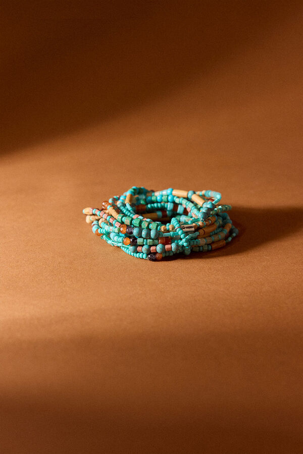 Slowlove Pulsera de cuentas m&uacute;ltiple Multicolor