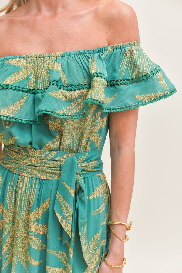 Jaase Vestido largo Romi Verde