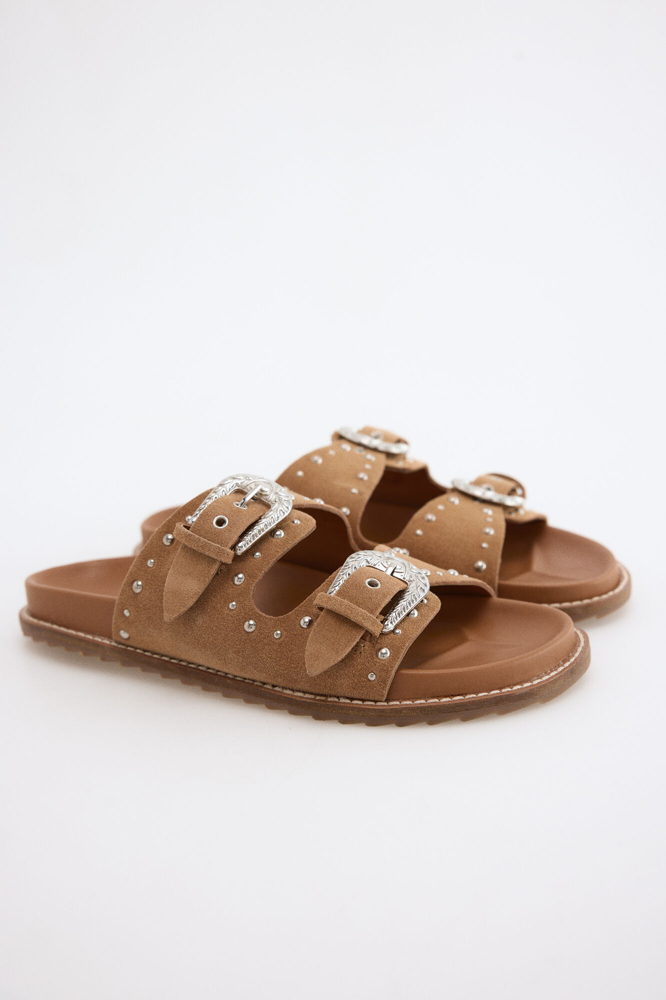 Slowlove Sandalia piel tachuelas