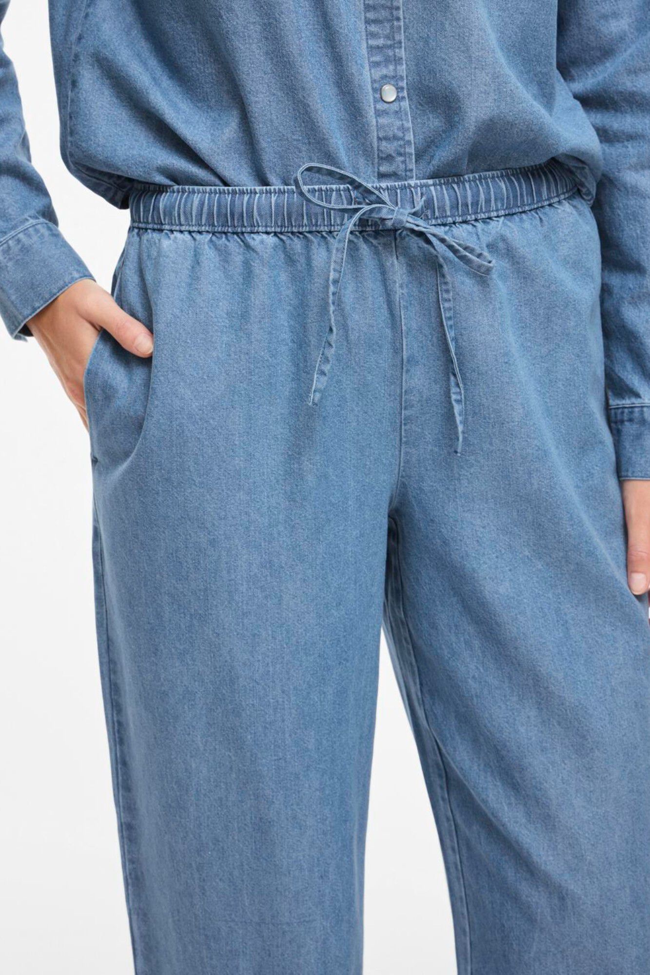 Vila Pantal&oacute;n Lyocell con cintura el&aacute;stica