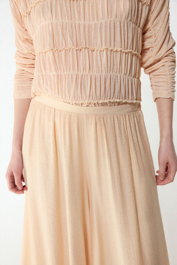 Slowlove Pantal&oacute;n corte bombacho Coral