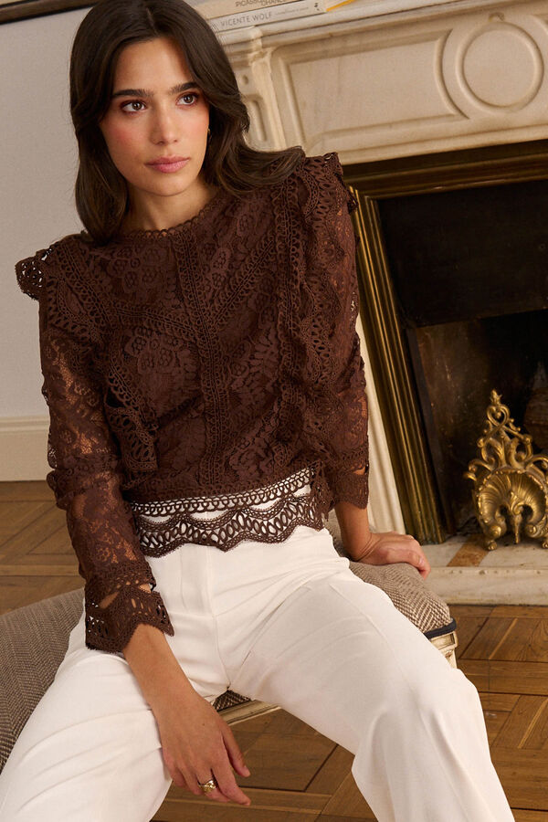 Pol&iacute;n Et Moi Top encaje Alda Marr&oacute;n