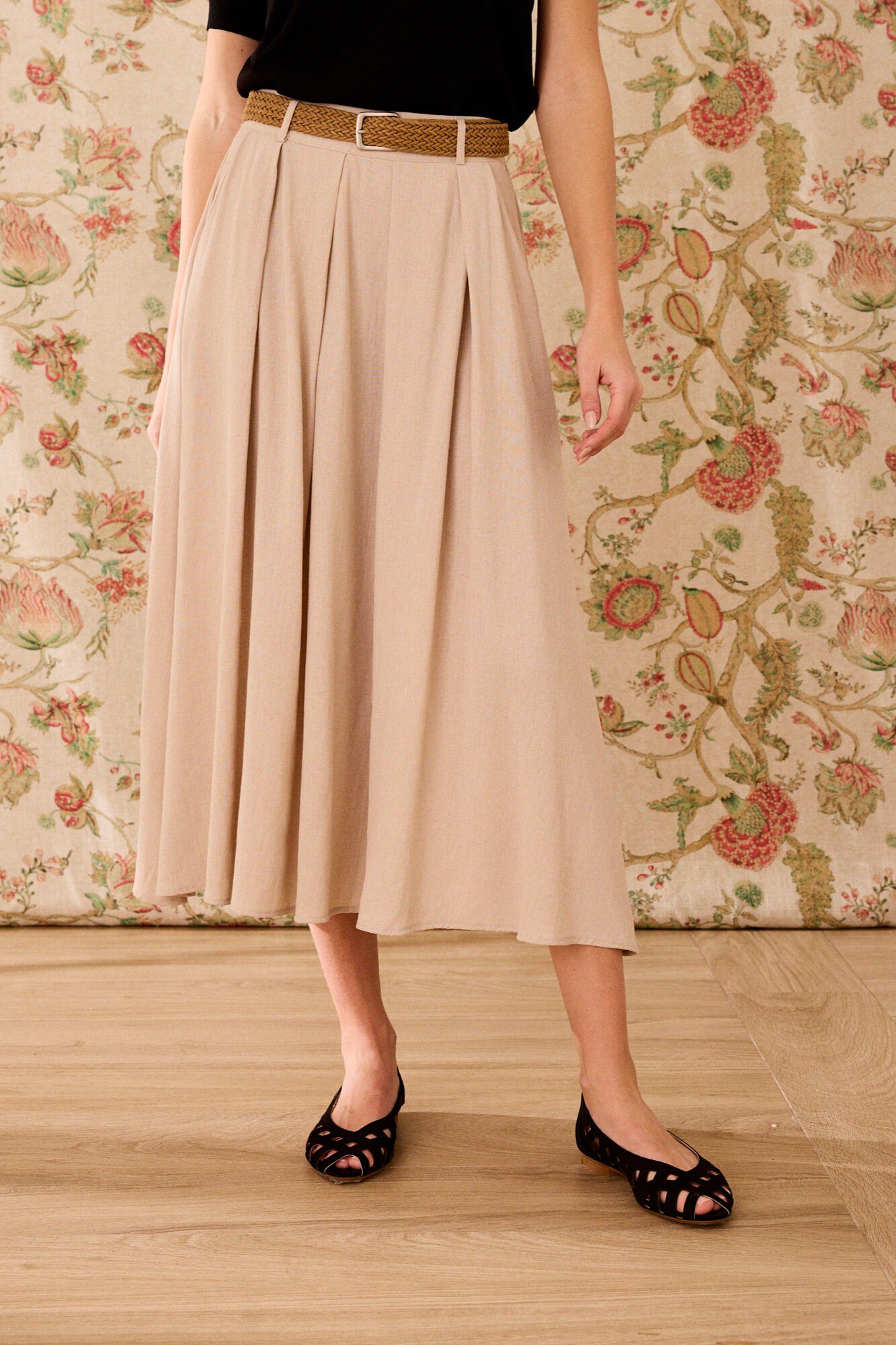 Pol&iacute;n Et Moi Falda lino Frida