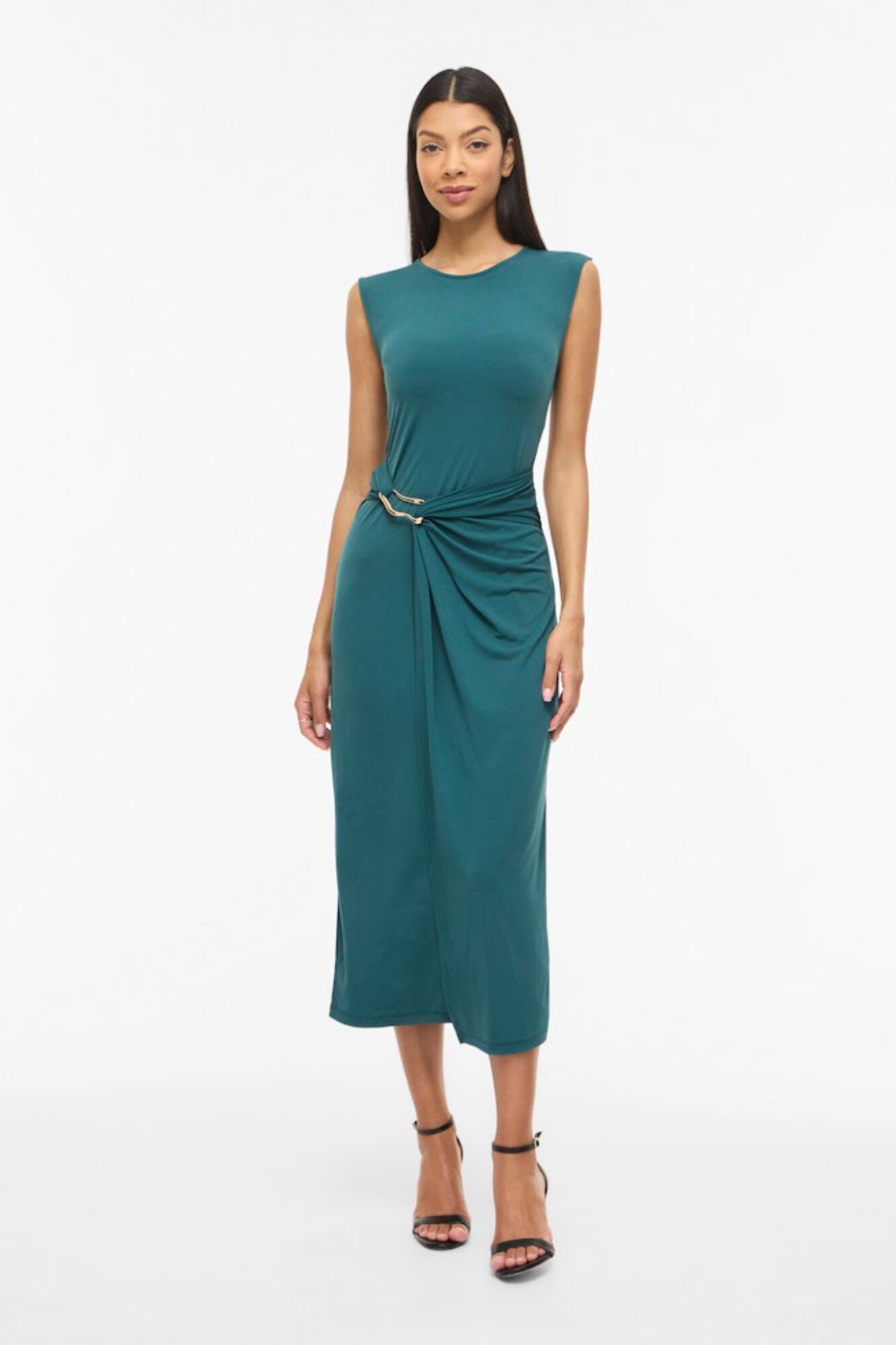 Vila Vestido midi con aplique