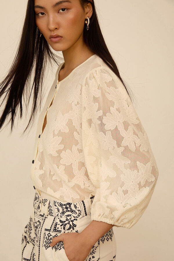 Meisie Blusa en encaje Blanco