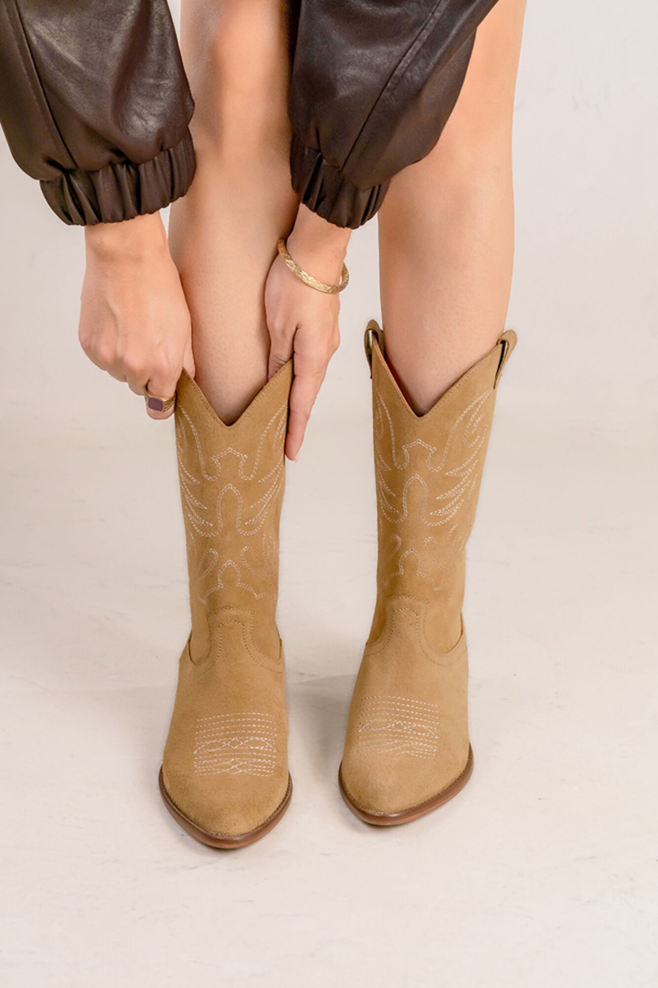 Bryan Stepwise Botas cowboy de piel Jandra