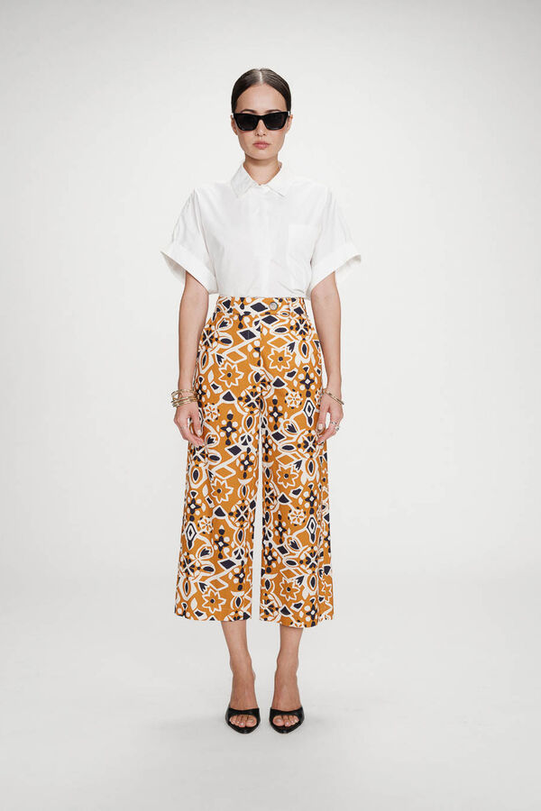 Grace & Mila Pantal&oacute;n recto Varsy Amarillo