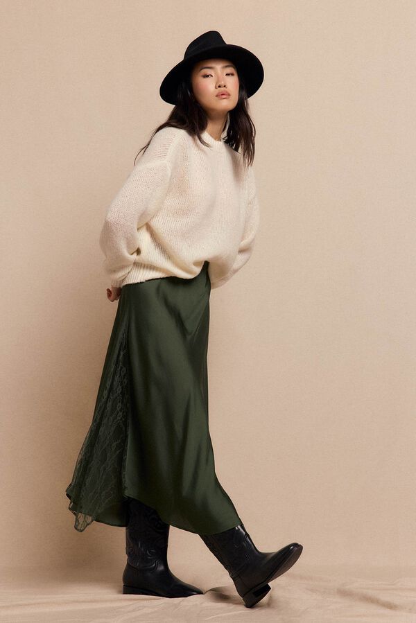 Slowlove Jersey básico Marfil