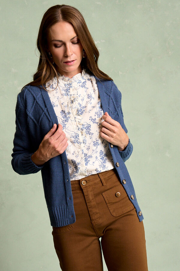 Pol&iacute;n Et Moi Cardigan rayas Bourget Azul