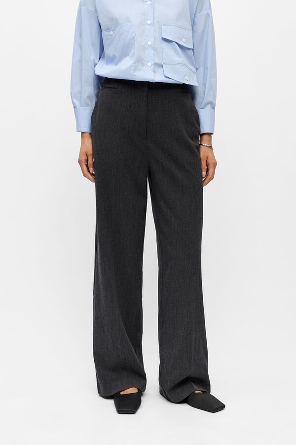Object Pantal&oacute;n de vestir pernera ancha Negro