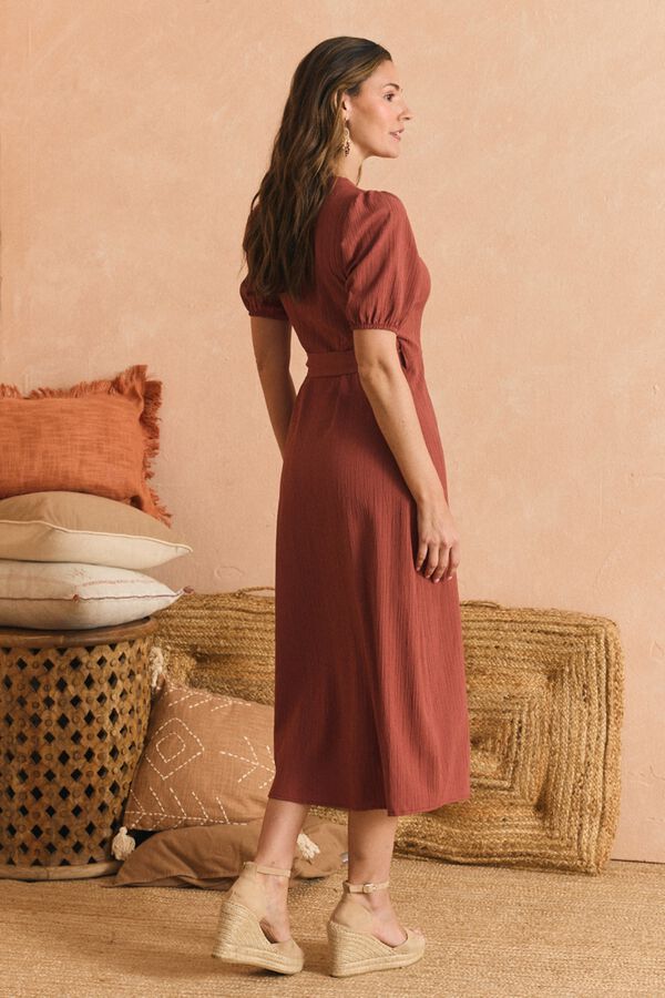 Pol&iacute;n Et Moi Vestido lazada Telma Coral
