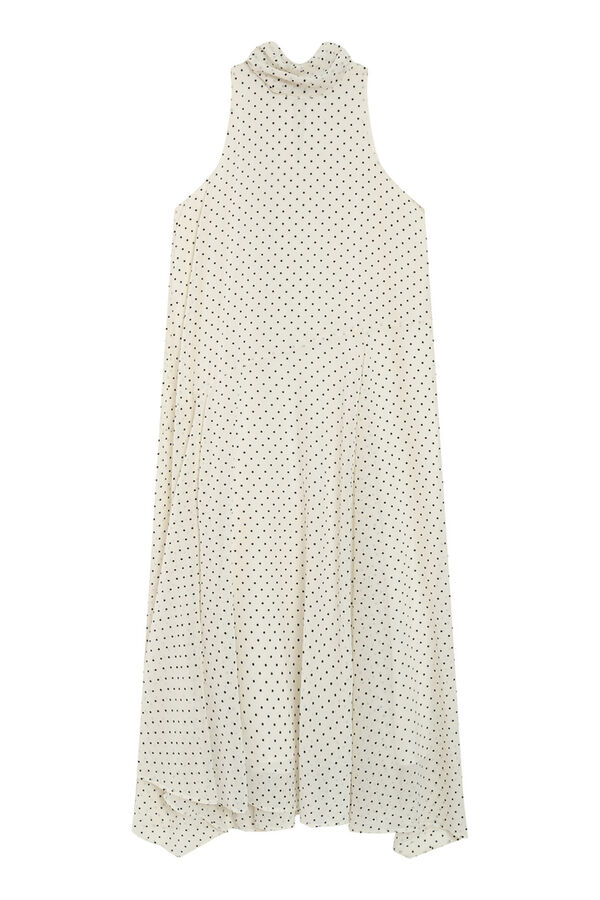 Grace & Mila Vestido cuello halter Valoria Blanco