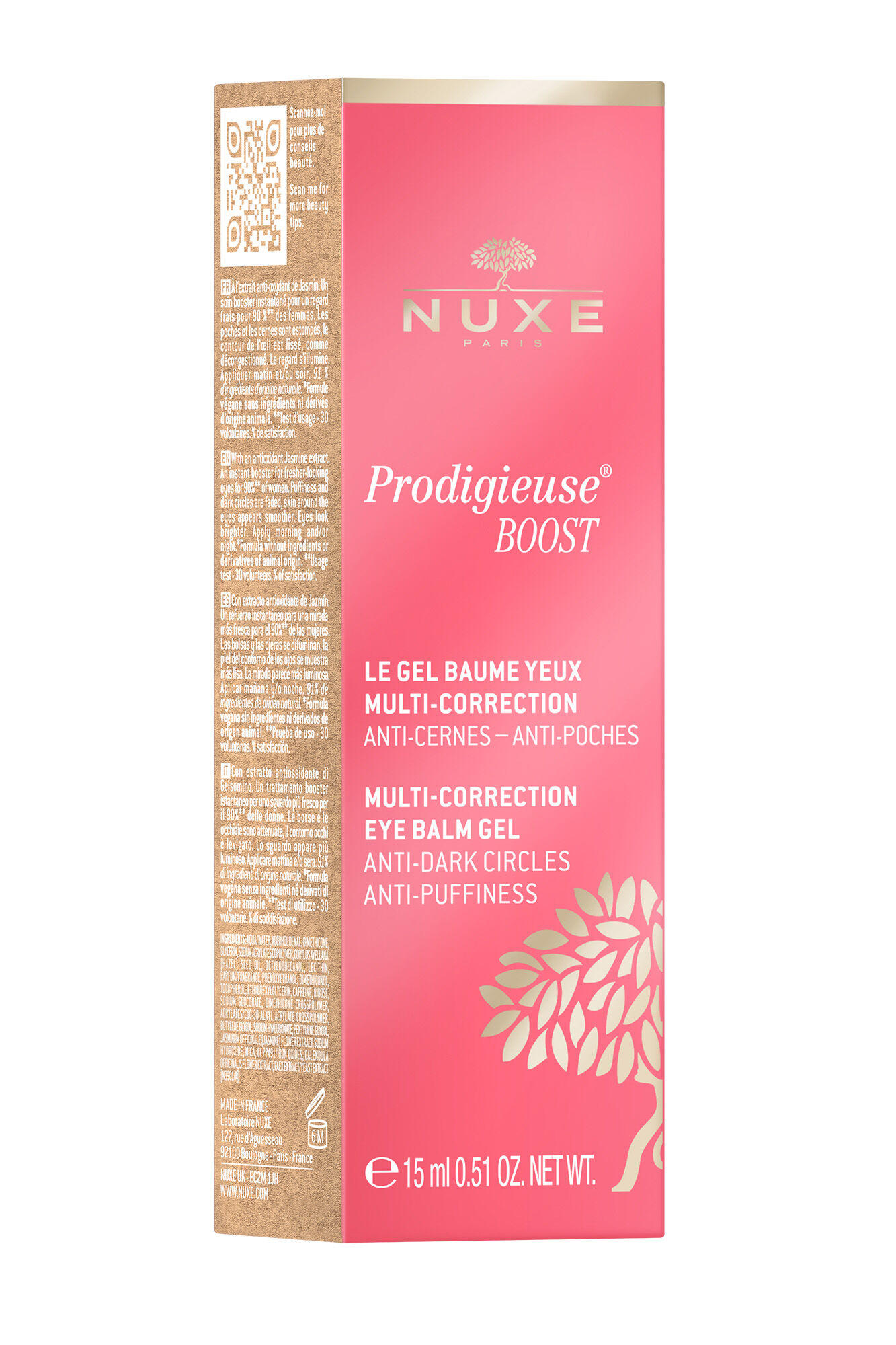 Nuxe Gel b&aacute;lsamo multicorrector para ojos