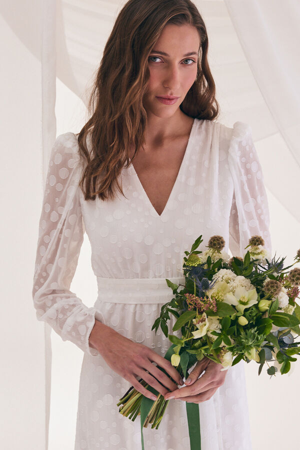 Pol&iacute;n Et Moi Vestido novia Amaia Blanco