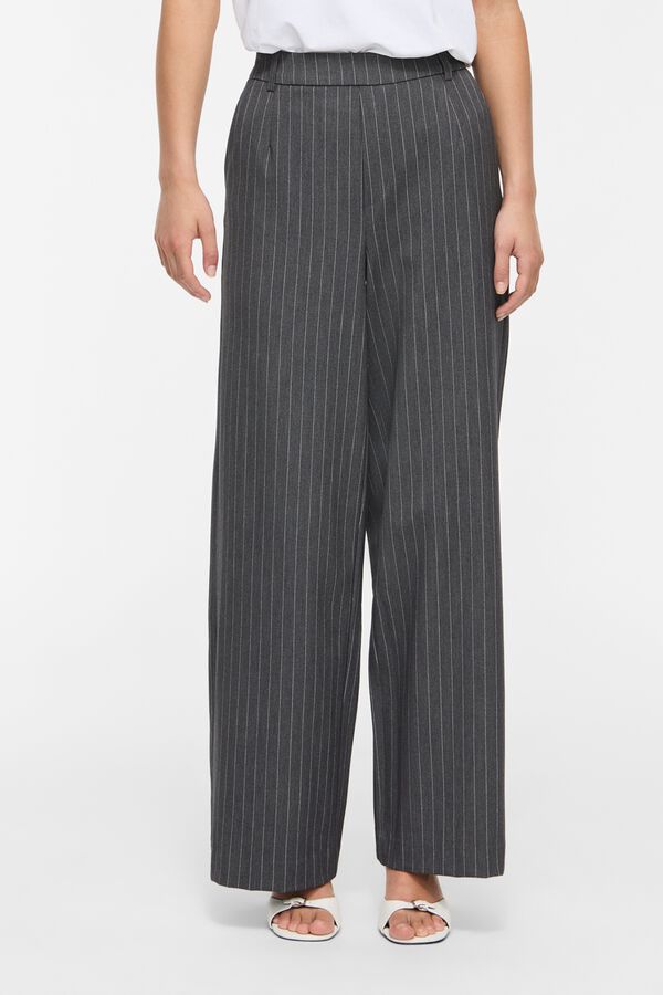 Vila Pantal&oacute;n de vestir de raya diplom&aacute;tica Gris oscuro