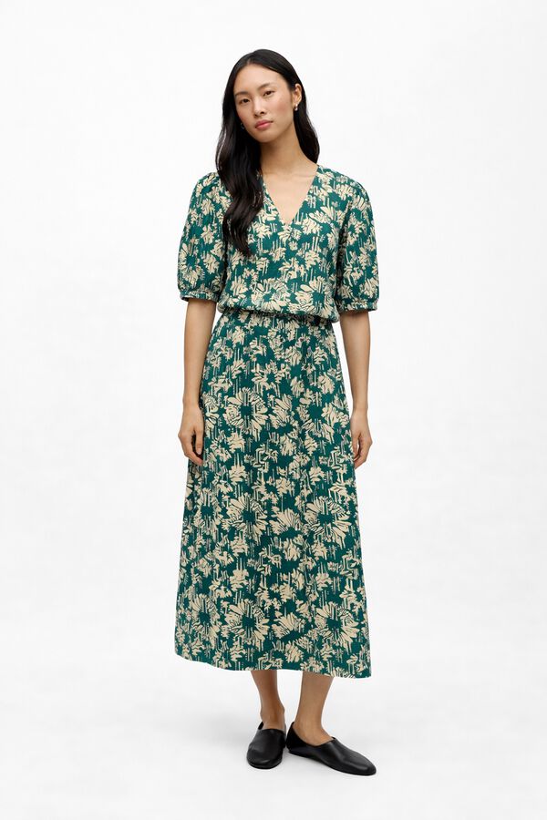 Object Blusa estampada Turquesa