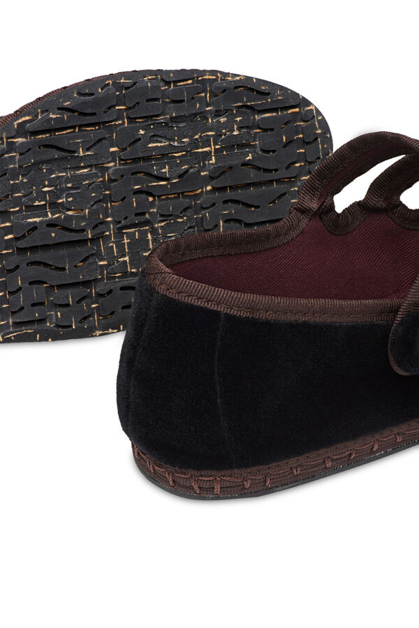 Flabelus Merceditas de terciopelo Negro