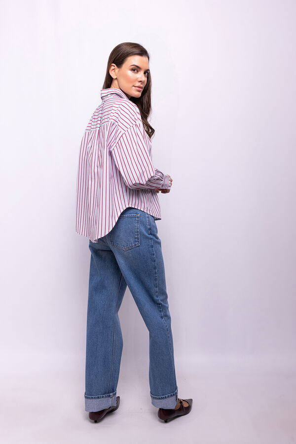 Object Camisa de rayas Azul