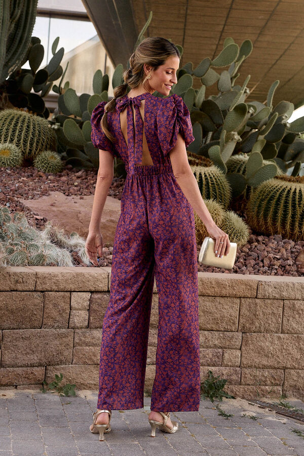 Pol&iacute;n Et Moi Mono estampado cobre Mireya Multicolor