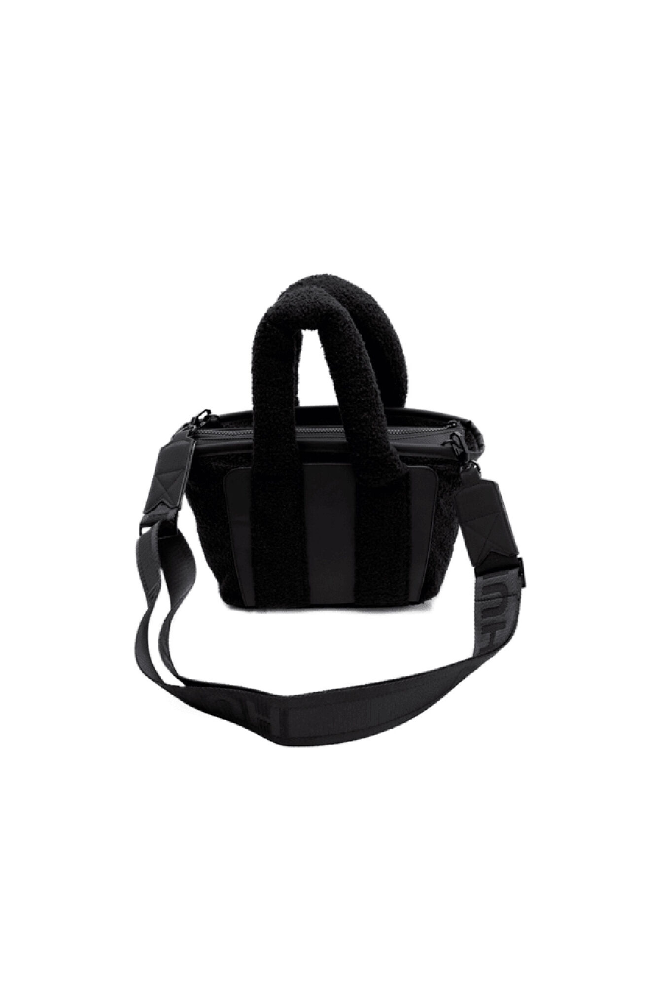 Hunter Bolso alloa borg sherpa crossbody black