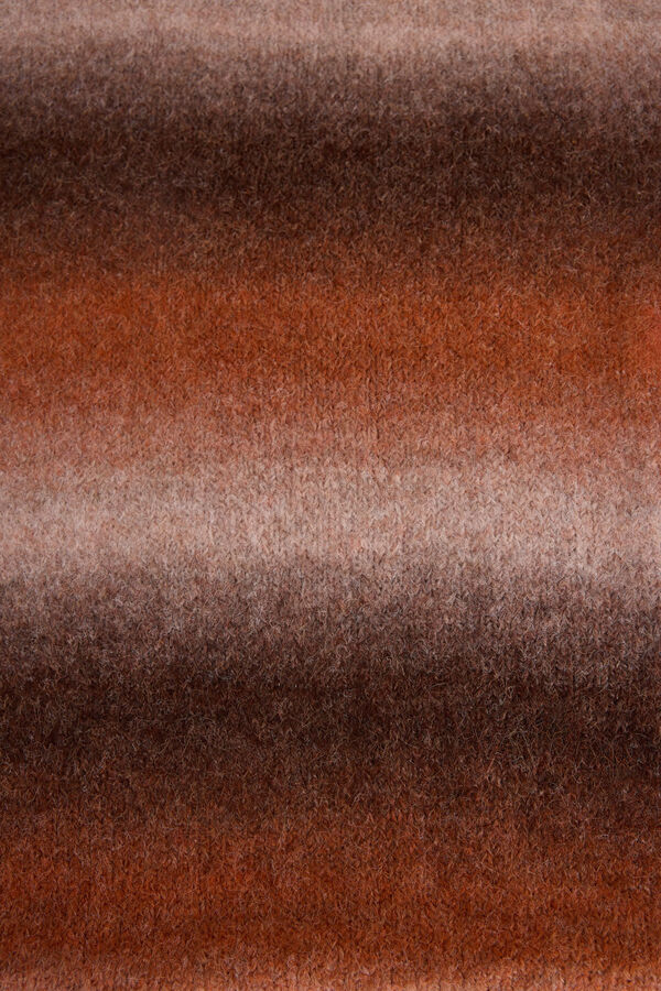 Slowlove Bufanda gruesa rayas Naranja