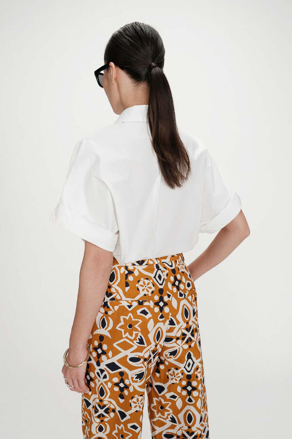 Grace & Mila Pantal&oacute;n recto Varsy Amarillo