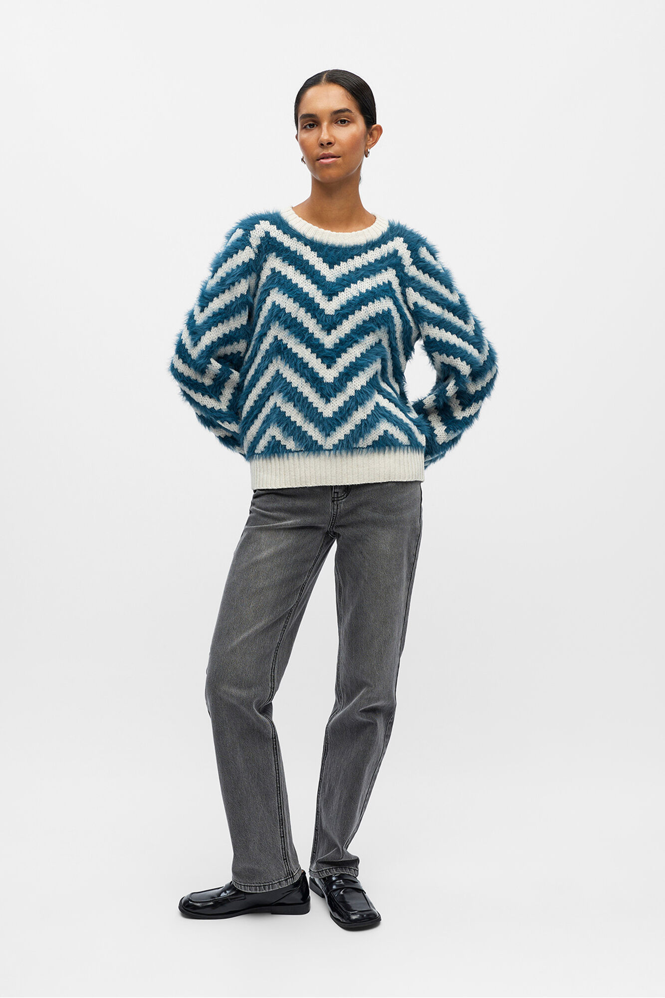 Object Jersey punto efecto pelo