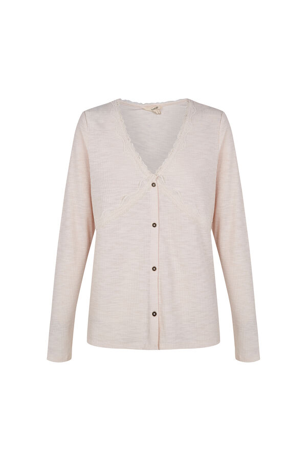 Slowlove Top cardigan blonda Beige