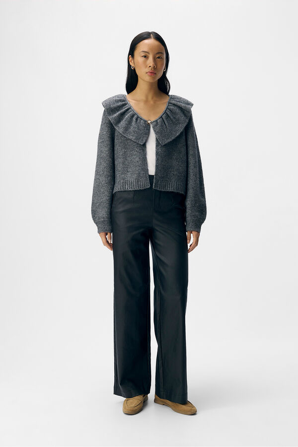 Object Cardigan lana y alpaca Gris