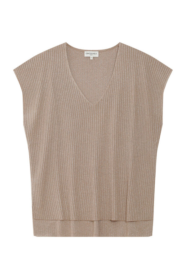 Grace & Mila Top de punto con l&uacute;rex Amarillo