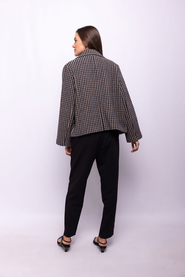 Object Abrigo tweed cuadros Multicolor