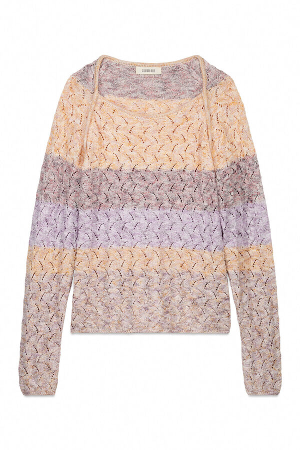 Slowlove Jersey calado Marfil