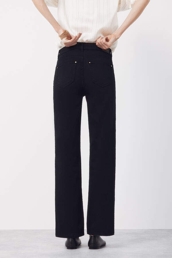 Cortefiel Jeans Sensational Recto Negro