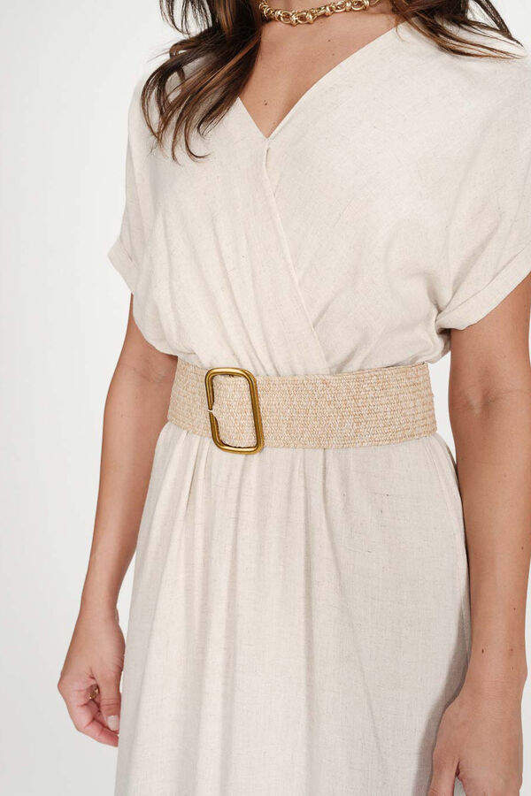 Grace & Mila Cintur&oacute;n Popcorn Beige