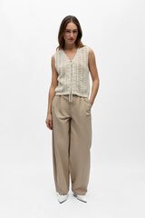 Object Top punto calado Beige