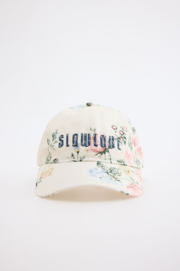 Slowlove GORRA ESTAMPADO FLORAL Estampado blanco