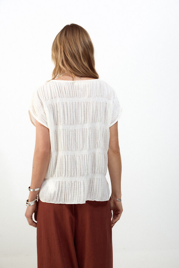 Slowlove Top vuelo Marfil