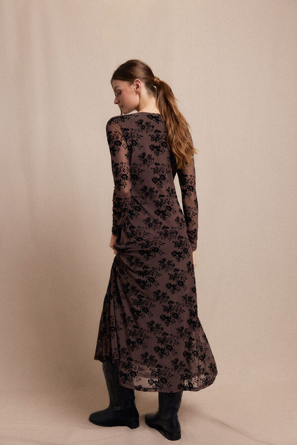 Slowlove Vestido devoré Multicolor