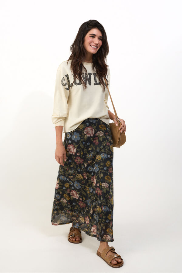 Slowlove Falda de tul el&aacute;stico Multicolor