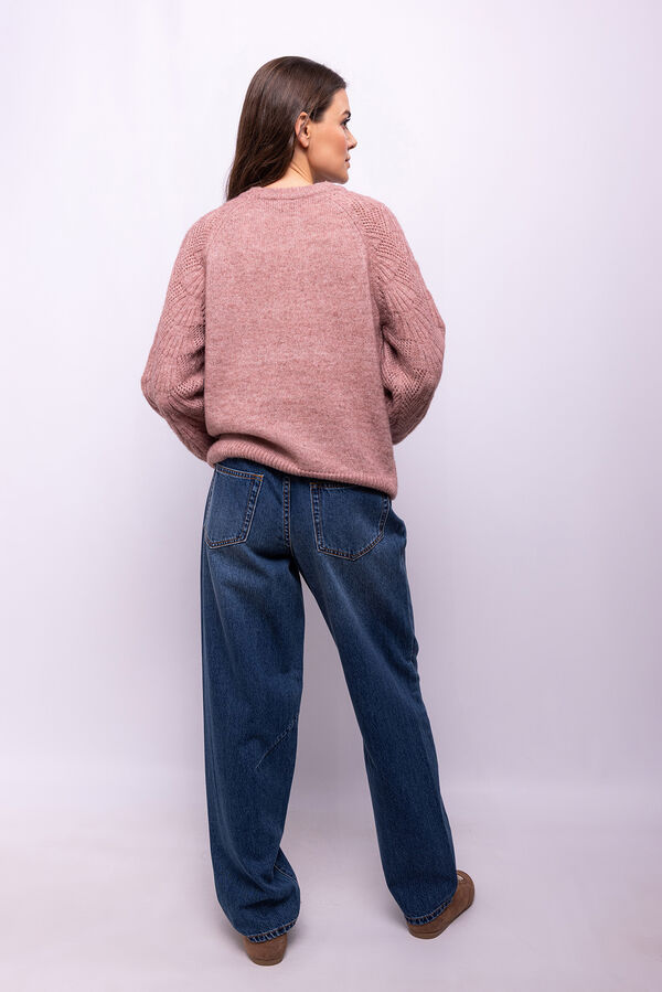 Object Jersey punto calado Lila