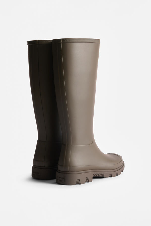 Hunter Bota downpour tall Marr&oacute;n oscuro
