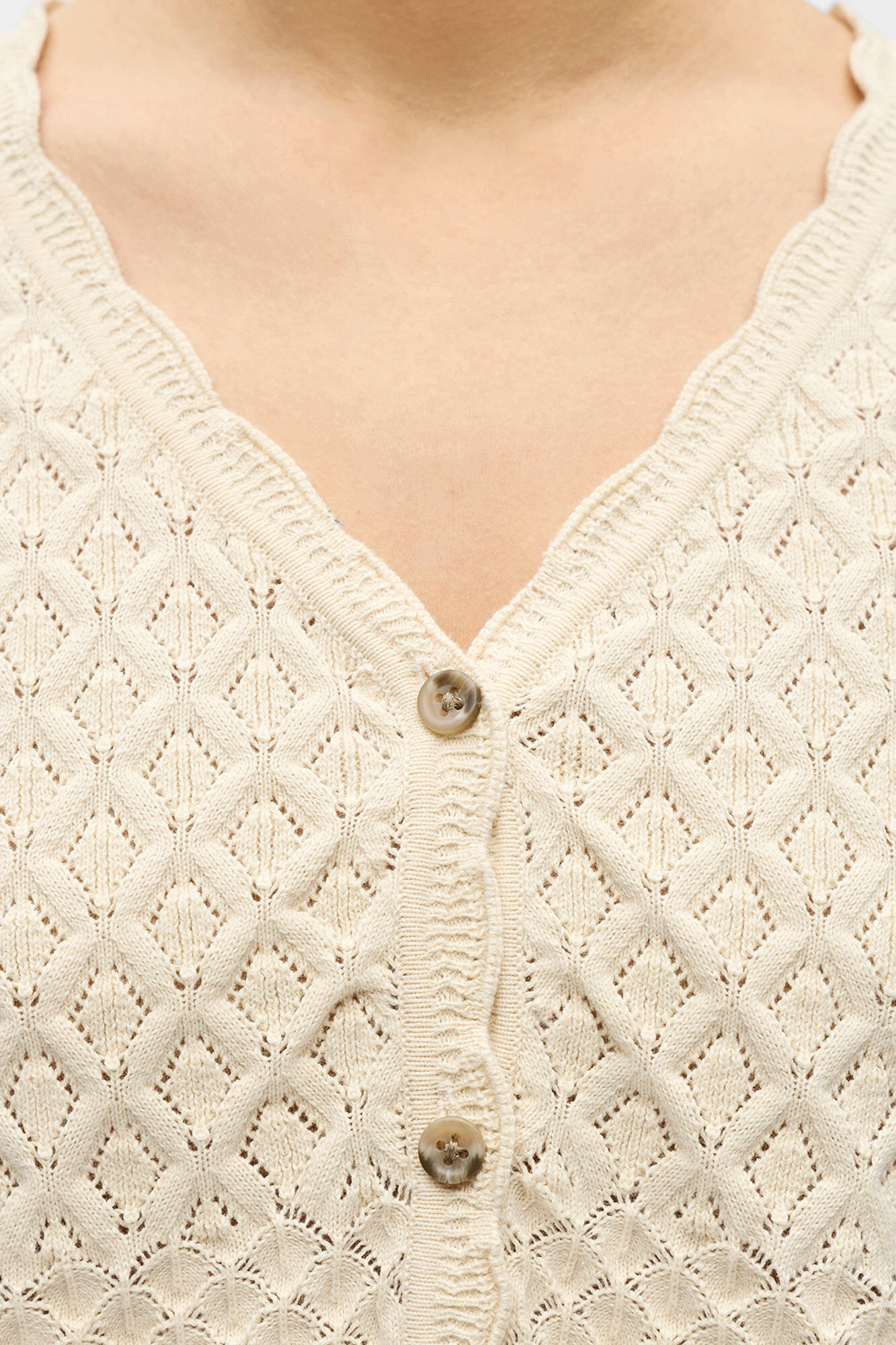 Object C&aacute;rdigan punto calado