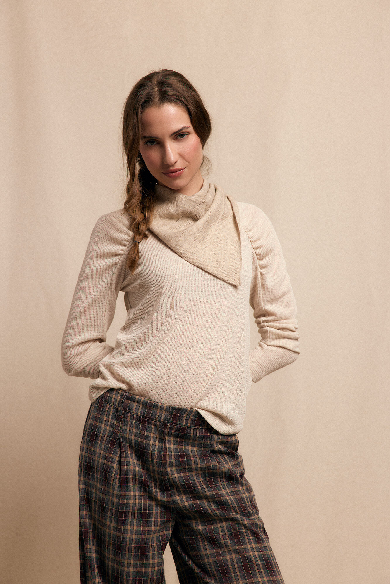 Slowlove Top frunces manga