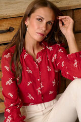 Pol&iacute;n Et Moi Blusa cereza Tania Rojo