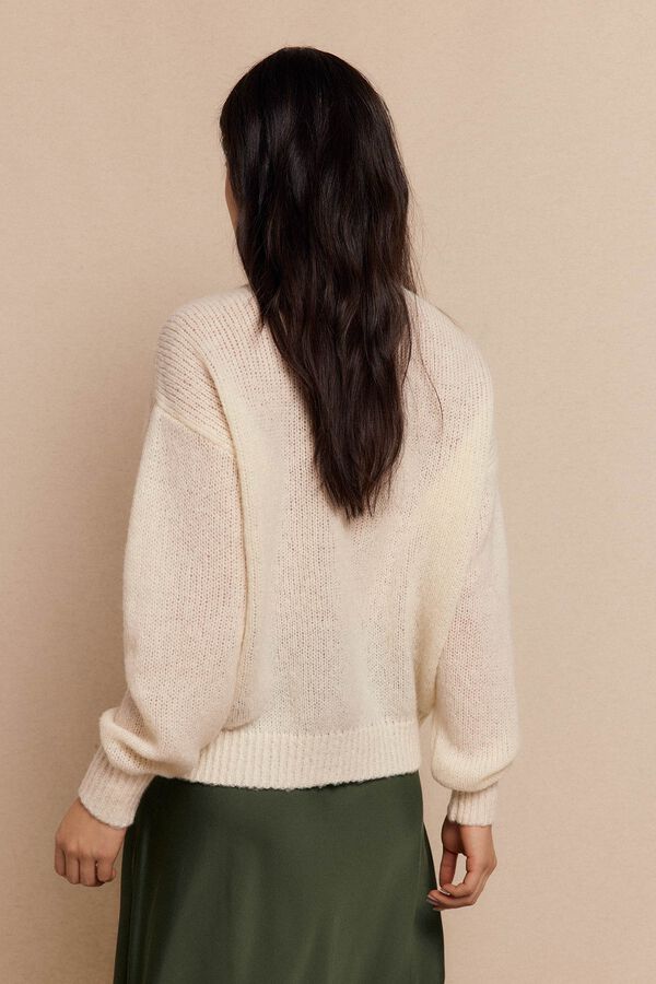 Slowlove Jersey básico Marfil