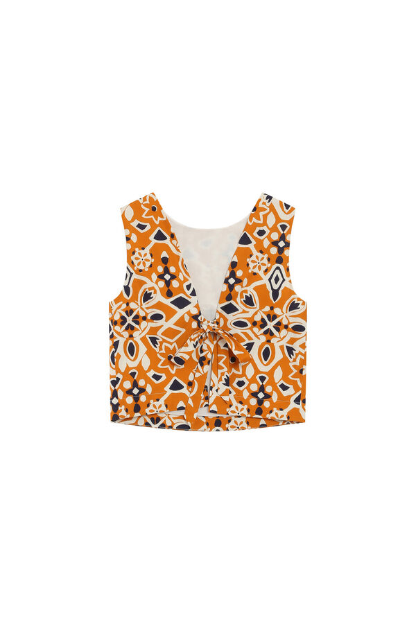 Grace & Mila Top sin mangas Venise Amarillo