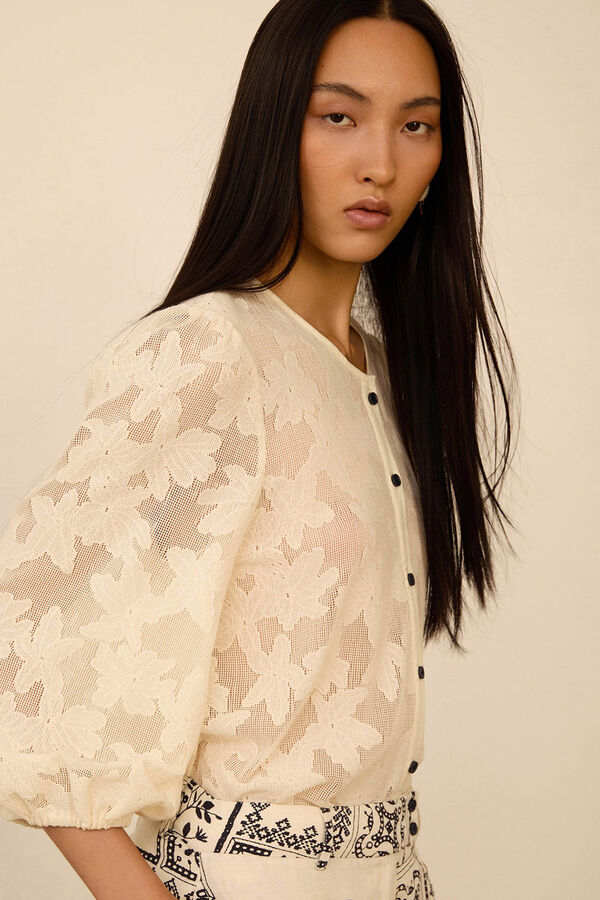 Meisie Blusa en encaje Blanco